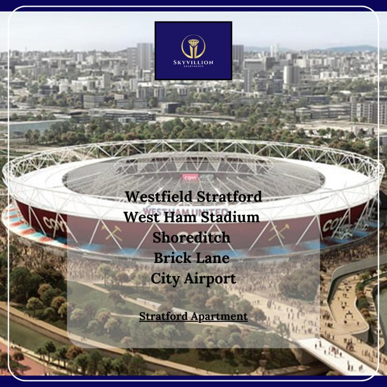 Skyvillion - Olympic View London Stratford Apartment المظهر الخارجي الصورة